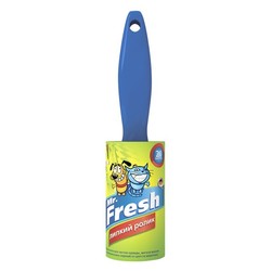 Mr.Fresh Липкий ролик, 20 листов для чистки одежды, мягкой мебели от шерсти, пуха и перхоти домашних животных
