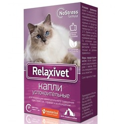 Relaxivet капли успокоительные для собак и кошек, флакон 10 мл (Релаксивет)