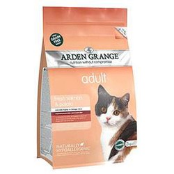 Arden Grange Adult Cat (GF) Salmon & Potato беззерновой сухой корм для взрослых кошек: лосось и картофель