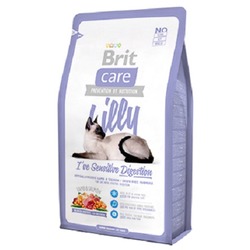 Brit Care "Lilly" Гипоаллергенный беззерновой корм с ягненком и лососем для кошек с чувствительным желудком