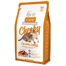 Brit Care "Cheeky" Гипоаллергенный корм с олениной и рисом для взрослых активных кошек и кошек, гуляющих на улице