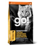 Go Natural holistic Беззерновой сухой корм для котят и кошек с чувствительным пищеварением со свежей уткой (Sensitivity + Shine Grain Free Duck Cat Recipe 31/15)