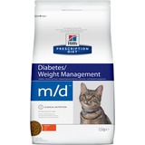 Hill`s M/D диетический сухой корм для кошек- лечение сахарного диабета, ожирения, для кошек