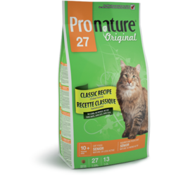Pronature 27 для стареющих кошек, облегченный.