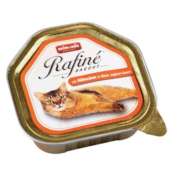 Animonda рагу из мяса курицы в йогуртовом соусе Rafin? Ragout, 100 гр. х 32 шт.