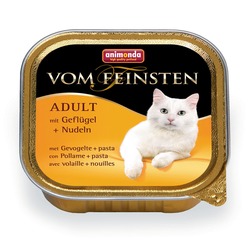 Animonda с мясом домашней птицы и пастой Vom Feinsten Adult для взрослых кошек, 150 гр. х 22 шт.