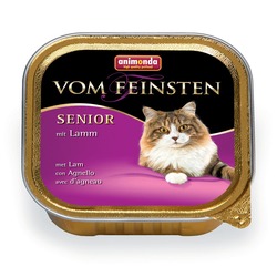 Animonda с ягненком для кошек старше 7 лет Vom Feinsten Senior, 100 гр. х 32 шт.