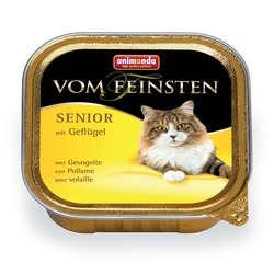 Animonda с мясом домашней птицы для кошек старше 7 лет Vom Feinsten Senior, 100 гр. х 32 шт.