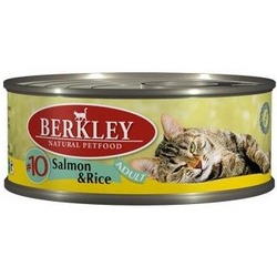 Berkley №10 лосось с рисом, консервы для кошек, 100 гр.