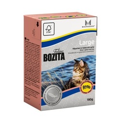 Bozita Feline Funktion Large кусочки в желе с лососем для кошек крупных пород, 190 гр.