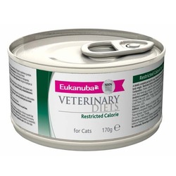 Eukanuba Restricted Calorie лечебный корм для кошек при ожирении, 170 гр. х 12 шт.