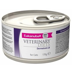 Eukanuba Dermatosis FP для кошек при воспалительных заболеваниях кожи, 170 гр. х 12 шт.