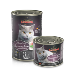 Leonardo cat food Rich in rabbit консервы для кошек с кроликом
