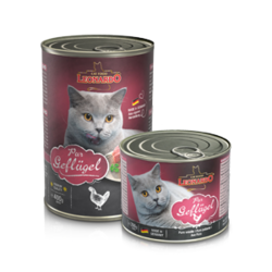 Leonardo cat food Pure Poultry консервы для кошек с мясом птицы