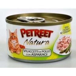 Petreet куриная грудка со спаржей, консервы для кошек, 70 гр.