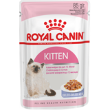 Royal Canin Kitten, кусочки мяса в желе для котят от 4 до 12 мес., 85гр.х12шт.