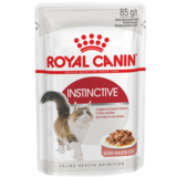 Royal Canin Instinctive, кусочки в соусе (мясо и рыба), для взрослых кошек, 85гр. х 24 шт.