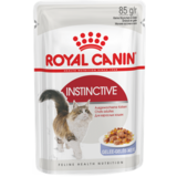 Royal Canin Instinctive, кусочки мяса в желе, для взрослых кошек, 85гр.х12шт.