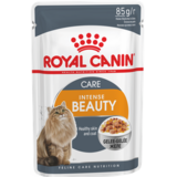 Royal Canin Intense Beаuty, кусочки в желе (мясо и рыба), для здоровья шерсти и кожи, 85 гр. х 24 шт.