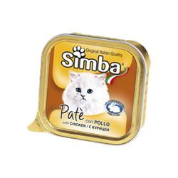 Simba Cat консервы для кошек паштет курица 100 гр.