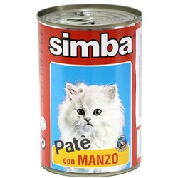 Simba Cat консервы для кошек паштет говядина 400 гр.