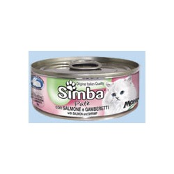 Simba Cat Mousse мусс для кошек лосось/креветки 85 гр.