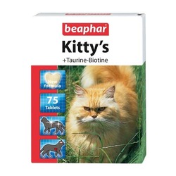 Beaphar Kitty’s + Taurin + Biotin — Витаминизированное лакомство для кошек, с таурином и биотином