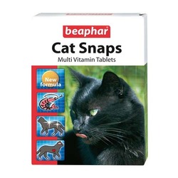 Beaphar Cat Snaps — Комплексная пищевая добавка для кошек, 75 табл.
