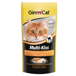 Gimcat «Multi-Kiss» Витамины c ТГОС для кошек , 65шт.