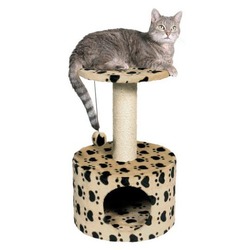 Trixie Домик д/кошек "Toledo" кошачьи лапки, бежевый высота 61см, арт. 43704