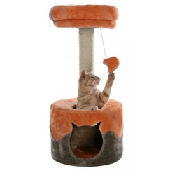 Trixie Домик для кошки "Nuria" 71см серый/оранжевый, арт. 43792