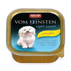 Animonda с индейкой и сыром Vom Feinsten Light Lunch консервы Облегченное меню для собак, 150 гр. х 22 шт.