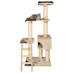 Trixie Домик для кошки "Montoro" высота 165см плюш бежевый/коричневый, арт. 43831