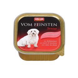 Animonda с сердцем индейки Vom Feinsten Senior консервы для собак старше 7 лет, 150 гр. х 22 шт.