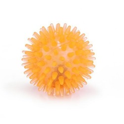 IPTS Игрушка "Мячик светящийся", оранжевый, латекс 5 см