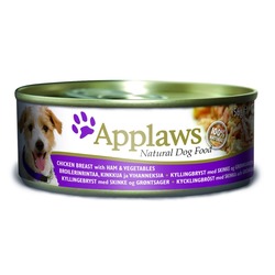 Applaws консервы для собак с курицей, ветчиной и овощами, 156 гр