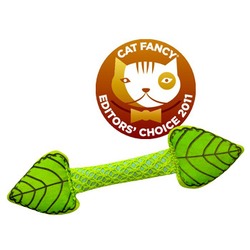 Pet Stages игрушка для кошек Dental "Листик" из прессованных листьев кошачьей мяты, 11 см