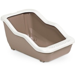 MPS туалет-лоток NETTA Open 54х39х29 см с рамкой, цвет коричневый