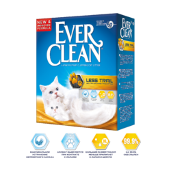 Ever Clean Less Trail - наполнитель комкующийся для котят и длинношерстных кошек