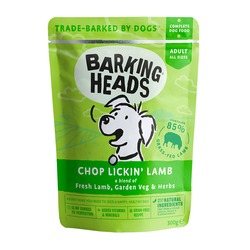 Barking Heads паучи для собак, с ягненком "Мечты о ягненке", Chop Lickin’ Lamb, 300 гр.