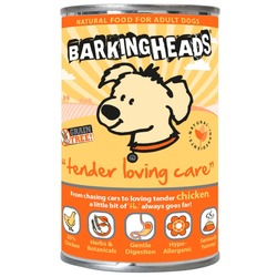 Barking Heads консервы для собак с чувствительным пищеварением с курицей Tender loving Care, 395 гр.