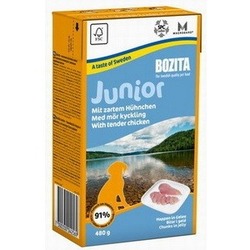 Bozita Junior кусочки в желе с курицей, 480 гр.
