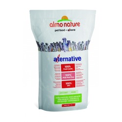 Almo Nature Alternative корм (50% мяса) со свежим ягненком и рисом для собак средних и крупных пород, Alternative Fresh Lamb Rice M-L