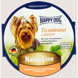 Happy Dog Телятина с рисом консервы для взрослых собак, 85 гр х 11 шт