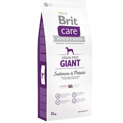 Brit Care Grain-free Giant Salmon & Potato сухой корм с лососем и картофелем для взрослых собак гигантских пород