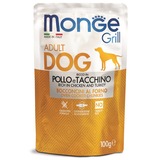 Monge Dog Grill Pouch для собак курица с индейкой 100 г
