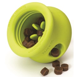 West Paw игрушка под лакомства для собак Zogoflex Toppl, L 10 см, зеленая