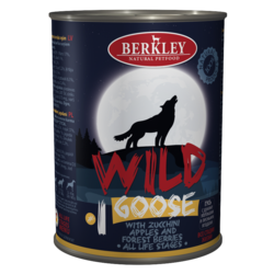 Berkley Wild Беркли Вайлд Гусь с цукини, яблоками и лесными ягодами для собак всех возрастов №1, 400 гр.