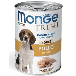 Monge Dog Fresh Chunks in Loaf       400