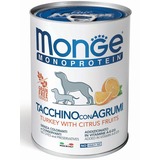 Monge Dog Monoproteino Fruits паштет из индейки с цитрусовыми 400 г